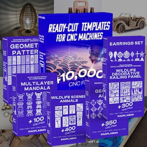 Über 10.000 DXF-Dateien für Plasma-Laser-CNC-Maschinen. Dxf, Svg, Cdr, Eps, Png und Jpg – getestet und schnittbereit. Qualität garantiert! Metall/Holz