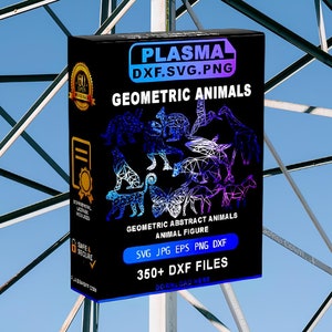 350+ DXF Files Geometric Animals, Abstract Animal Figure - Metal & Wood - Decorative Designs Svg, Jpg, Dxf ,  Eps , Png
