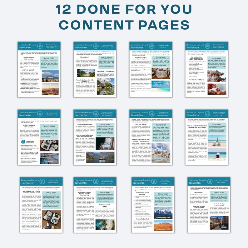 Editable Travel Newsletter Template for Travel Agents | Canva Email ...