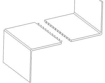 STL and 3mf files for a shelf  / Divider for the Ikea Eket cabinet (35cm x 25 cm x 35cm)