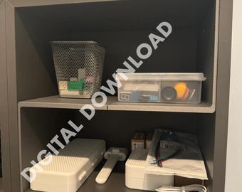 Ikea Eket - STL Files for 3D Printable Shelf / insert  for 35cm x 25cm x 35cm Eket cabinet (Digital Download)