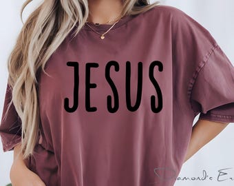 Jesus SVG |Christian Faith SVG Design |Religious Shirt Cut File |Bible Faith PNG for Cricut & Silhouette |Digital Download