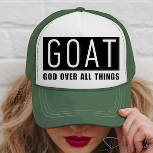 GOAT すべてのものの上に立つ神 即時デジタルダウンロード SVG PNG キリスト教 svg png デジタルファイル 史上最高 svg png キリスト教のライフスタイル