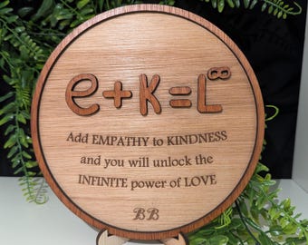 Personalised Plaque - Teacher - Mentor - Leader - Inspirational Words - Display - Gift - Inspirational - Quote