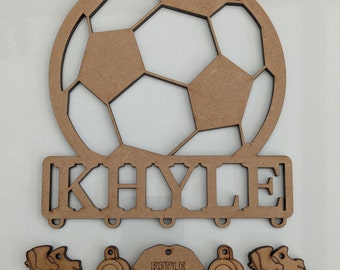 Personalised Football Dream Catcher, Wooden Craft Blank, Gift His Her , Christmas, Present