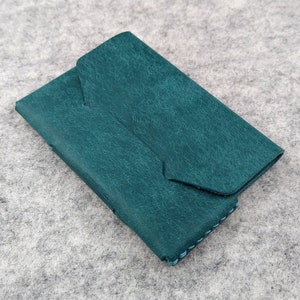 2 Colour Pueblo Leather Card Holder Slim Compact Lightweight 