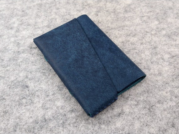 Pueblo Leather Card Holder Slim Compact Lightweight Minimalist 