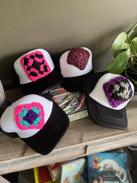 Crochet Square Trucker Hat - Etsy display picture 1