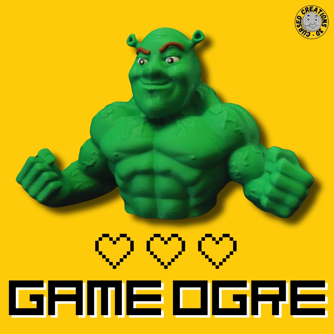 Game Ogre Figure | Cursed Ogre | Meme | Gift - Etsy