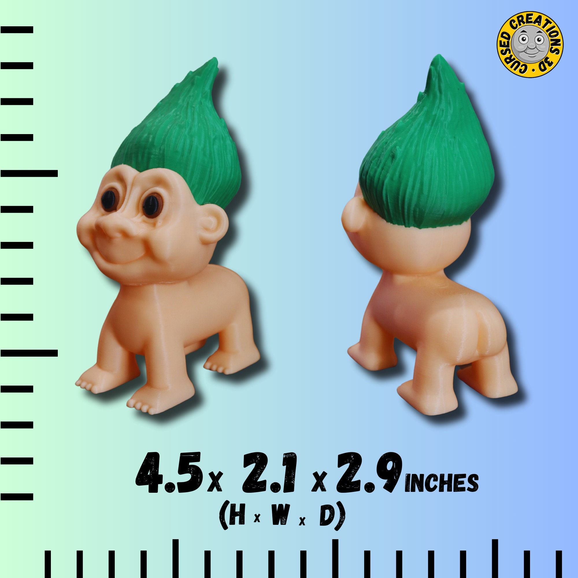 4 本足のトロール人形 | 呪われた贈り物 | 懐かしいミーム | 3D