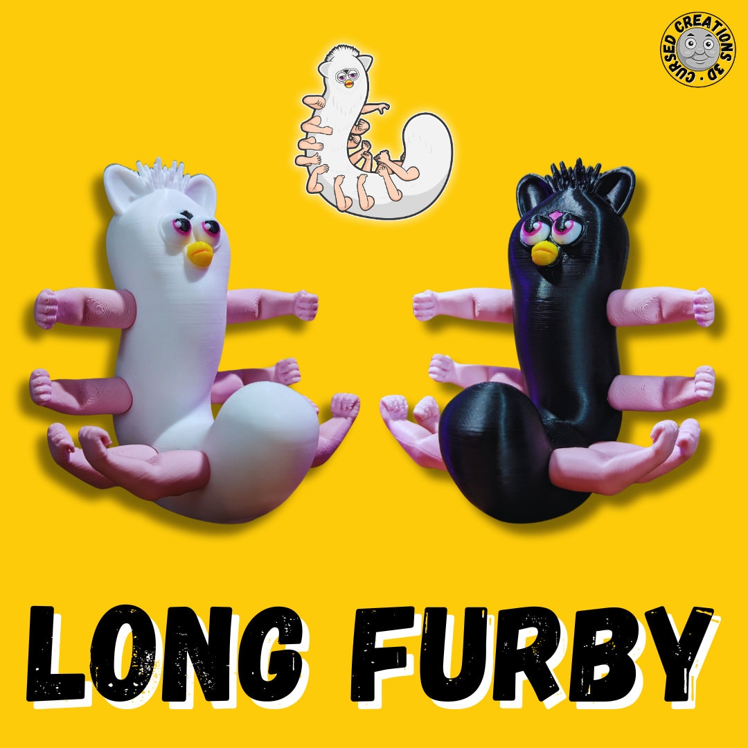 Cursed Long Fur-B | Cursed Meme | 90s Toy | Funny Millennial Gift