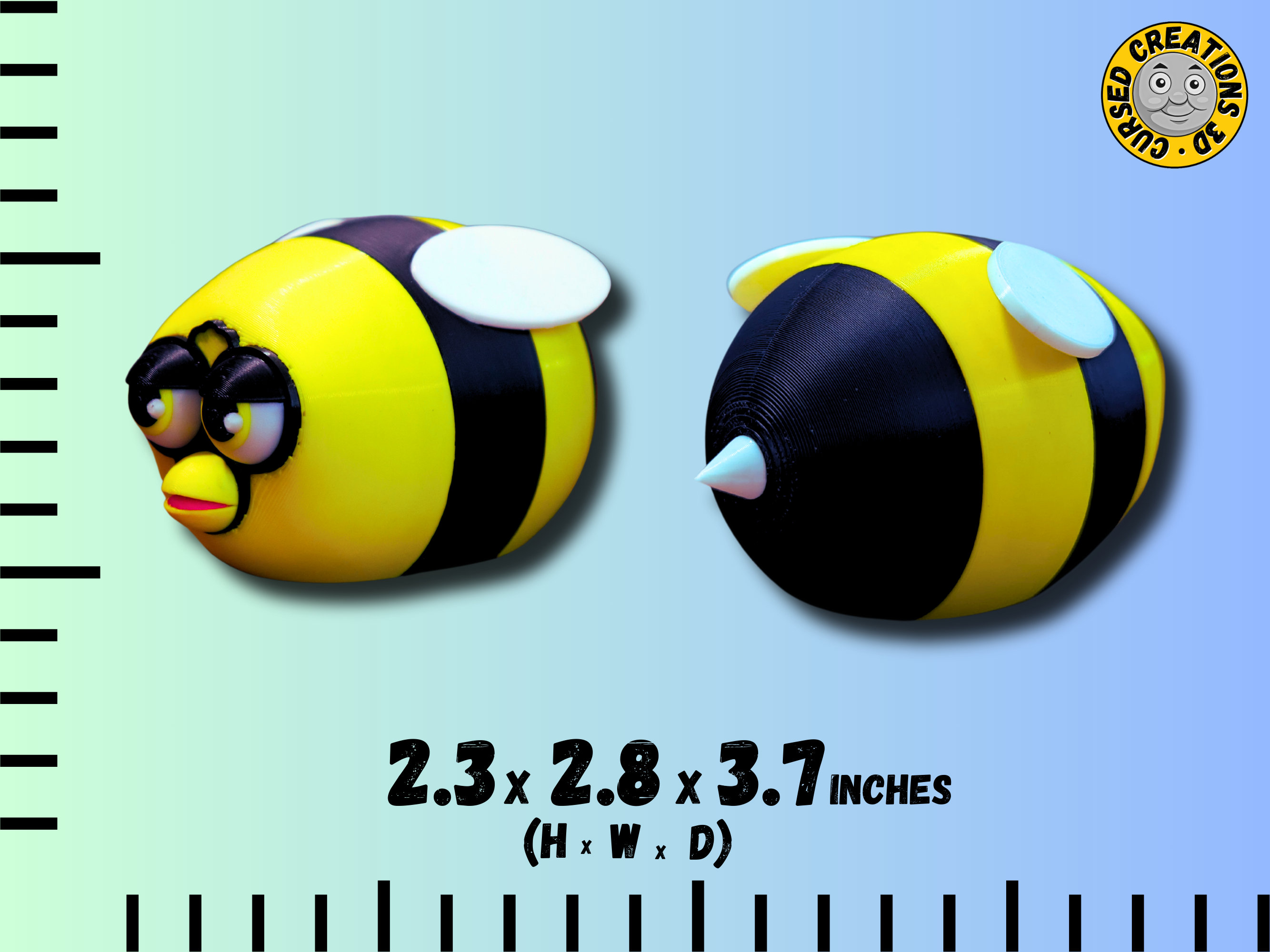 Fur-bee | Cursed Bee | 90s Millennial Gift | 3D Printed - Etsy Canada