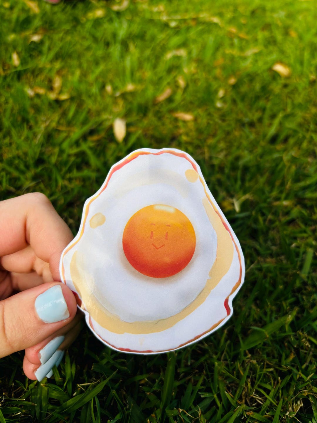 Sunny Side up Egg Sticker - Etsy
