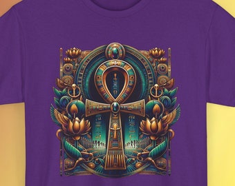 アンクTシャツ：生命の鍵、古代エジプトのシンボル