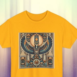 Horus Shirt Falcon God Ancient Egyptian Tshirt, Egyptian Mythology Shirt, Unisex Festival Shirt, Horus Tee, Mystical Shirt,Egyptian Clothing