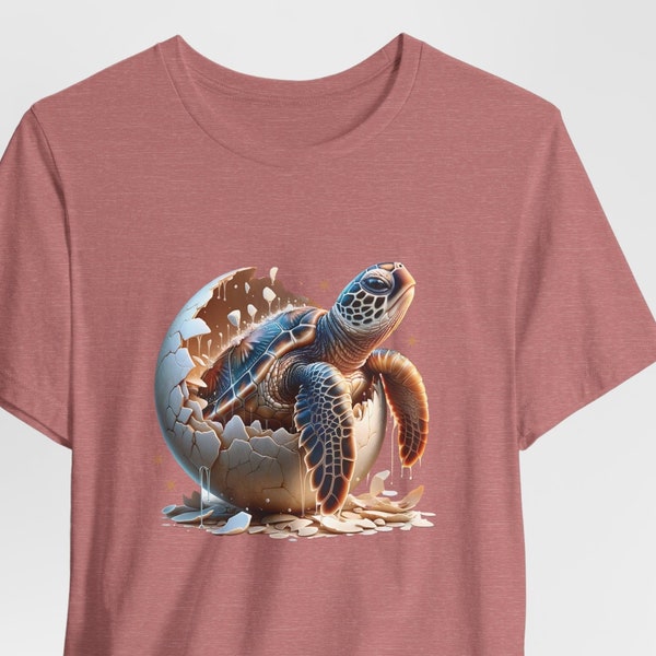 Turtle Shirt Hatching Sea Turtle Baby Shirt Save A Turtle Shirt Diving Gift Nature Shirt Summer Beach Shirt Nature Lover Shirt Unisex Tee