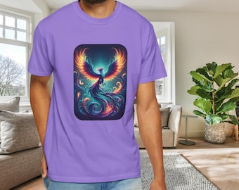 Phoenix Shirt: Mythology Graphic Tee, Rising Phoenix Symbol T-Shirt