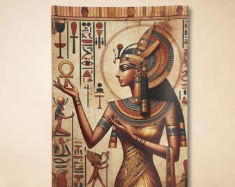 Egyptian Goddess Nephthys Tapestry: Ancient Egypt Wall Art, Spiritual Home Decor, Divine Feminine Art