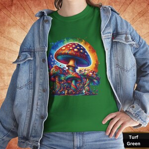 Trippy Mushroom T-Shirt: Psychedelic Art, Festival Clothing