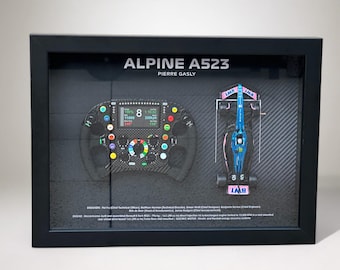 Alpine A523 – Volante Pierre Gasly y monoplaza – Edición limitada