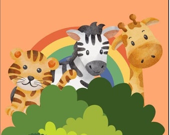 Baby Animal Coloring Book