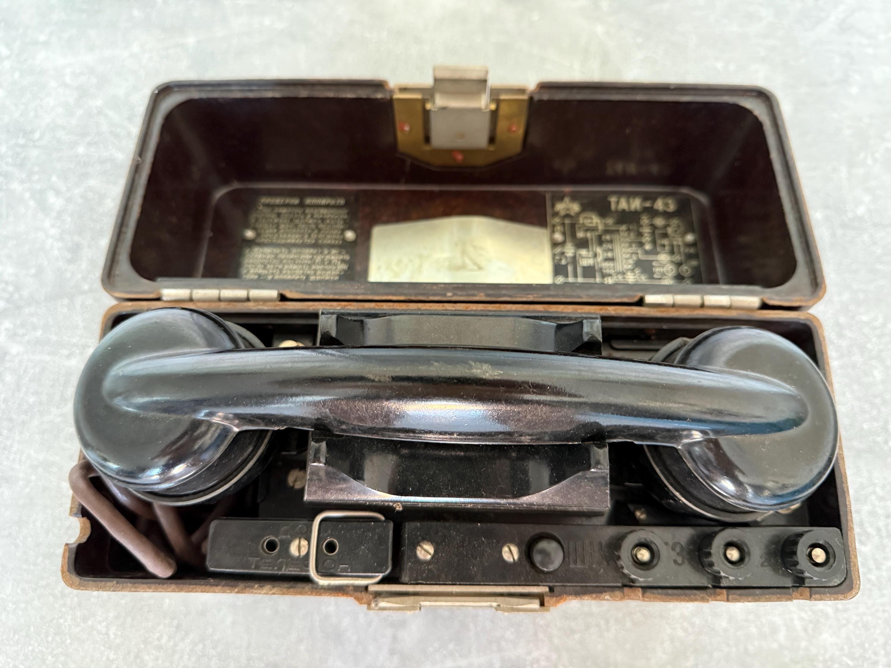 Military Field Telephone - Etsy