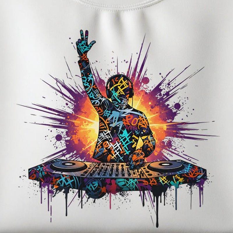 Dj Abstract Art - Etsy UK