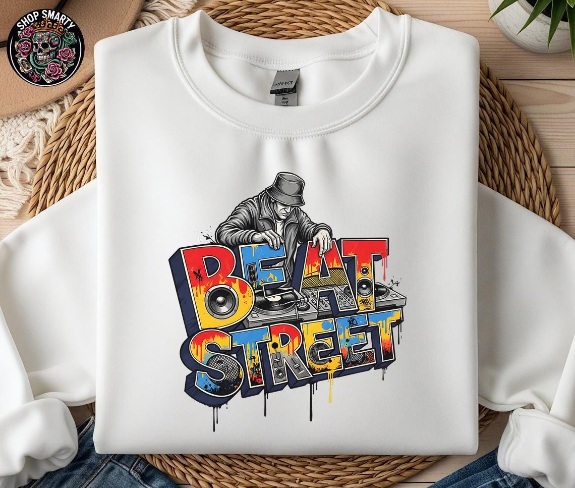 Beat Street DJ T-shirt Design, Music PNG (digital Download) - Etsy