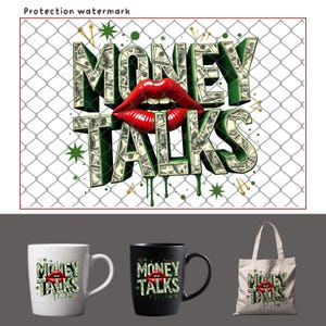 lips money talks cool tee ideas, graphic tee, high resolution png download