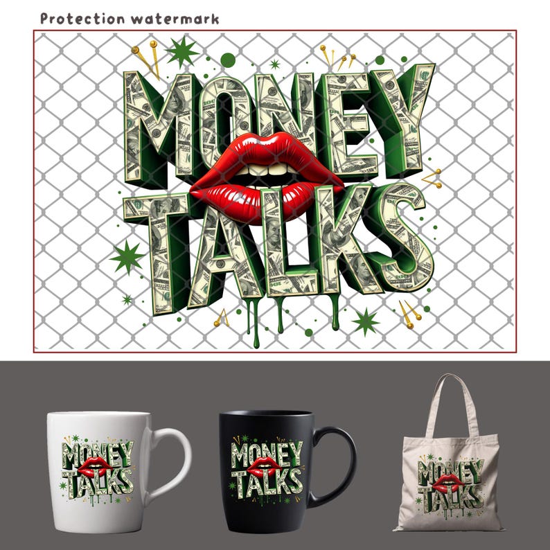 lips money talks cool tee ideas, graphic tee, high resolution png download