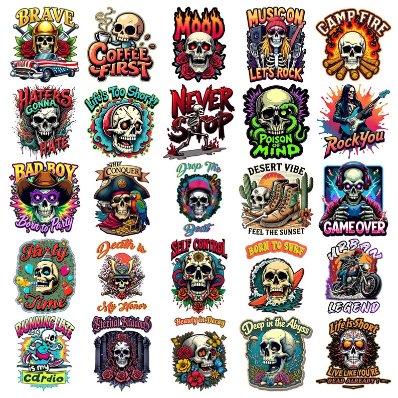 skull t-shirt with sayings