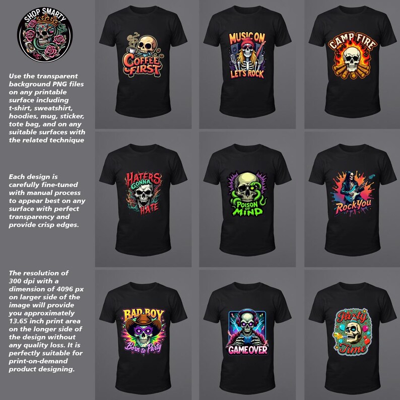 skeleton t-shirt design