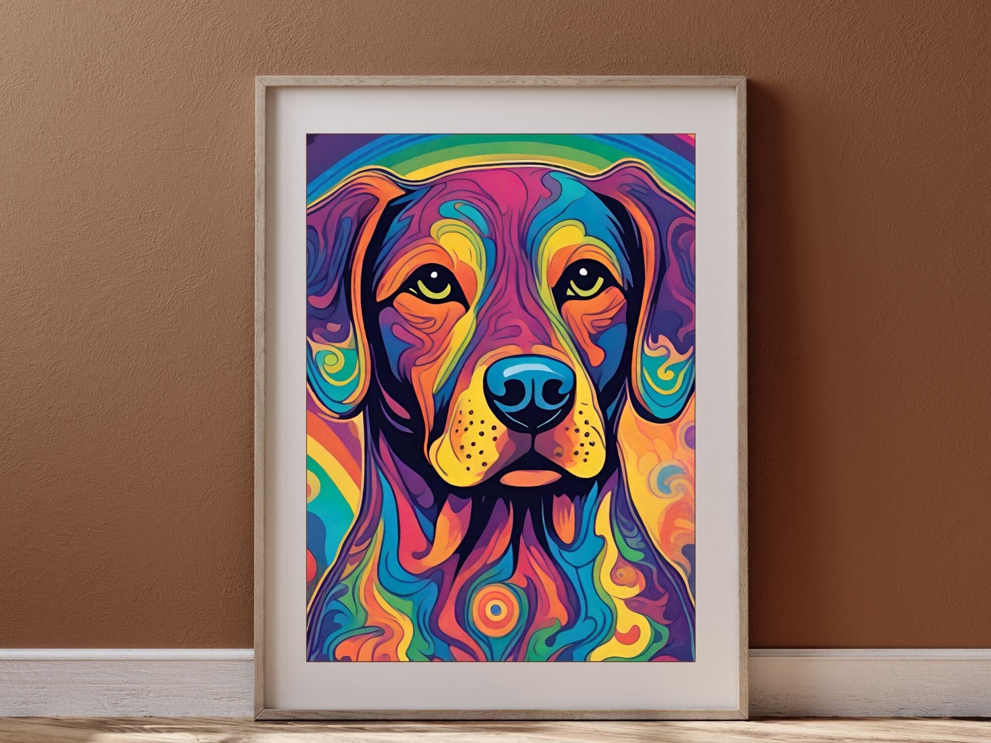 Abstract Animal Portraits Wall Art | Creatures in Color Collection “THE ...