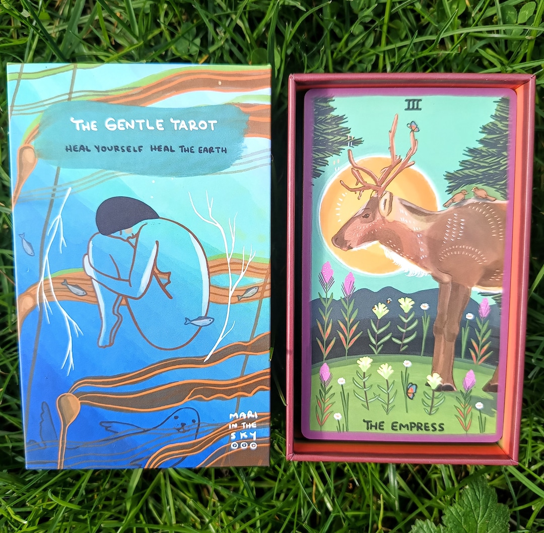 タロットカード　The Gentle Tarot❣️ The Gentle Tarot: Beloved Indie Deck From Alaska * by Mari in the