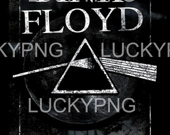 Pink Floyd Retro Art PNG (Download Digital)