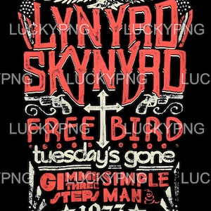 Retro Lynyrd Skynyrd Art: Band Graphic (PNG)