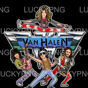 Eddie Van Halen PNG l Van Halen PNG l Retro PNG l Retro l Retro Arts l Van Halen Arts l Van Halen l Van Halen Prints