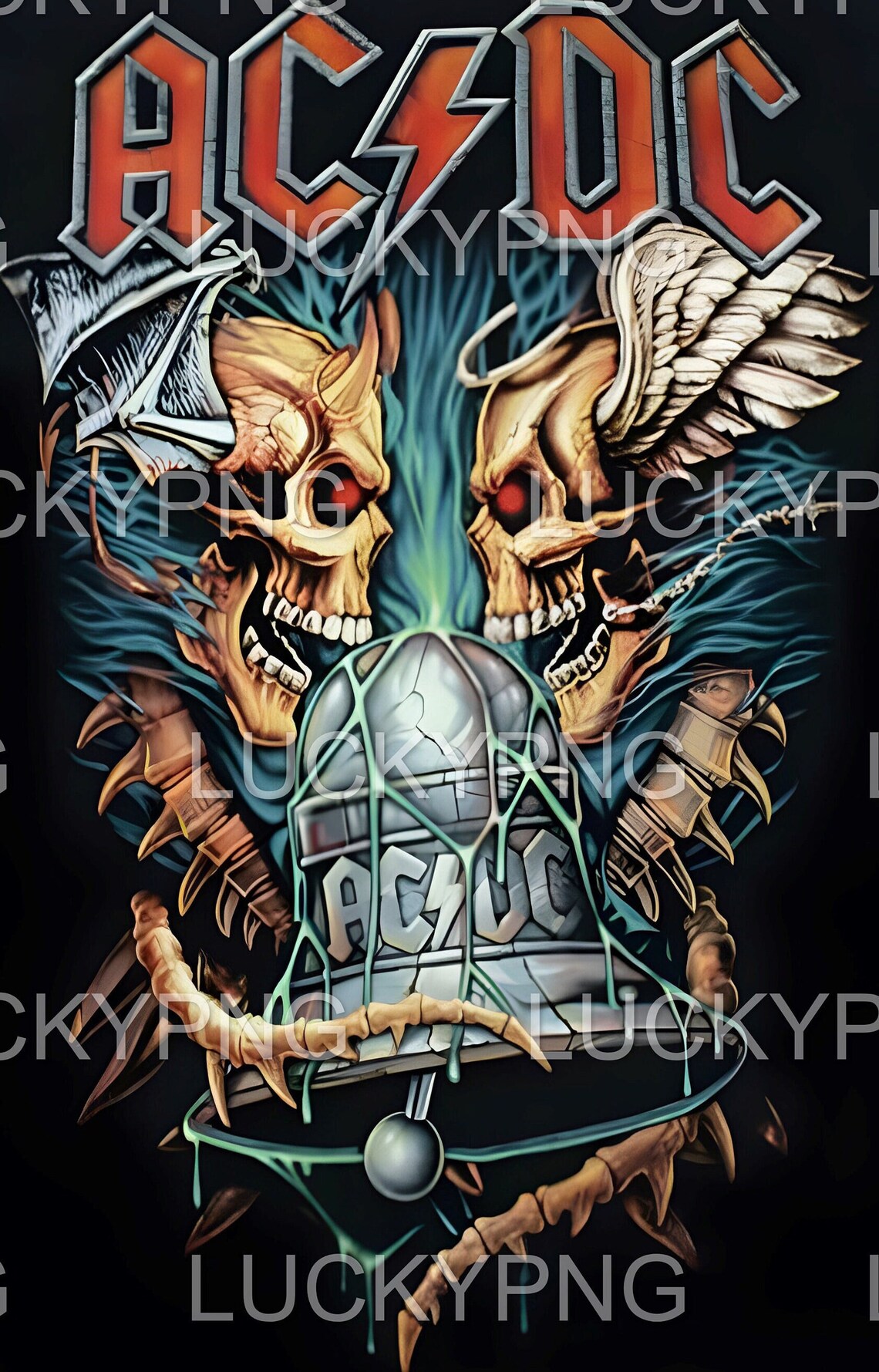 Retro ACDC Png L Retro ACDC Band Png L ACDC Png L Acdc Art L Acdc Arts ...