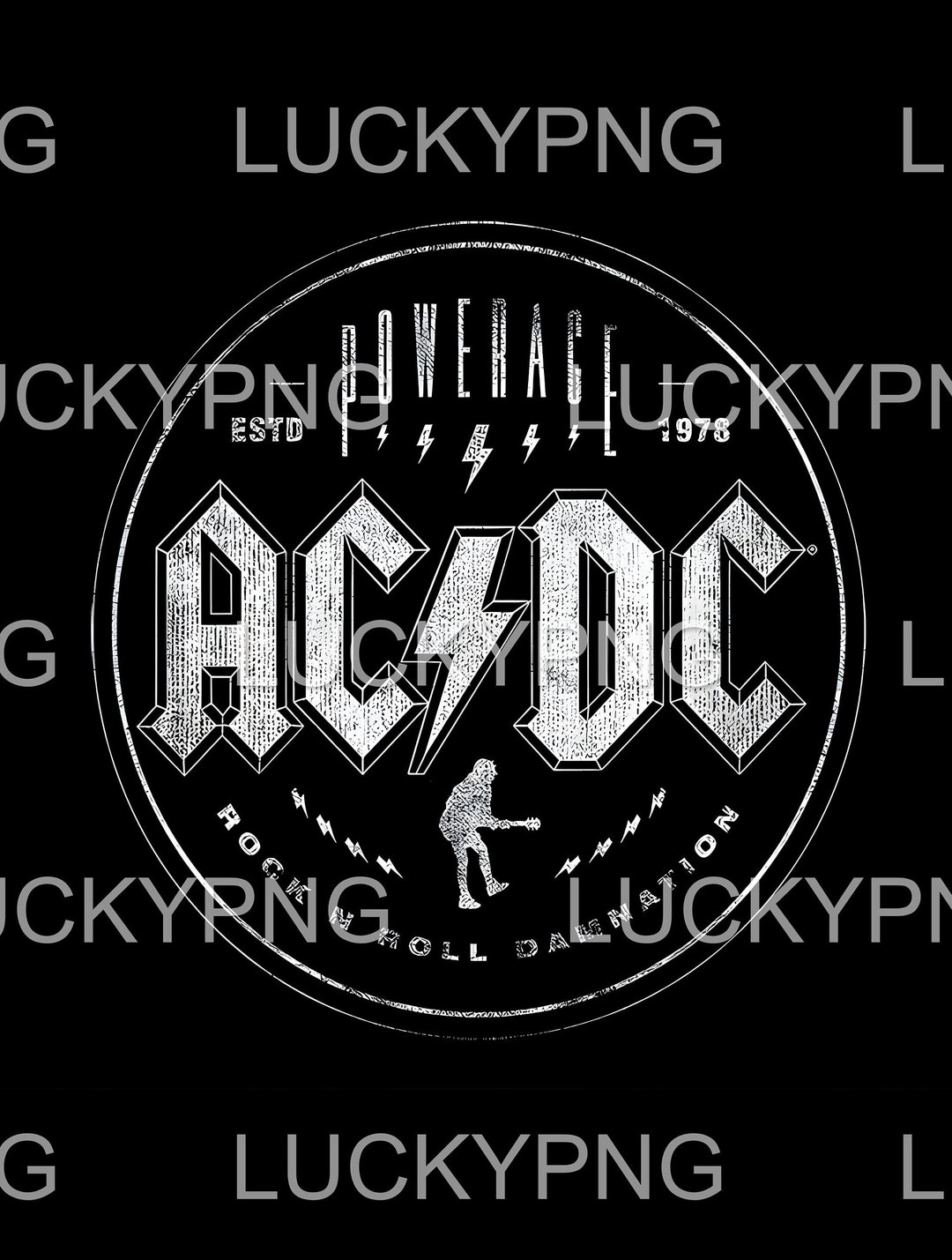 Retro ACDC Png L Retro ACDC Band Png L ACDC Png L Acdc Art L Acdc Arts ...