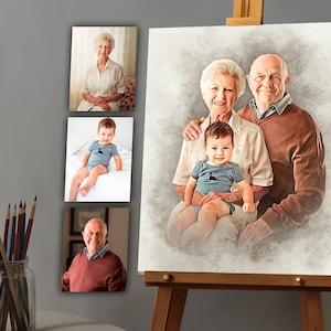 Add Person to Family Photo, Loved One Portrait with Baby, Deceased Love One, Merge Multiple Pictures, Combine Someone in Photos