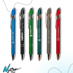 Personalized Engraved Pens - Bulk Orders of Custom Business & Promotional Pens for any Event or Celebration. Add your text or logo! Bild 6