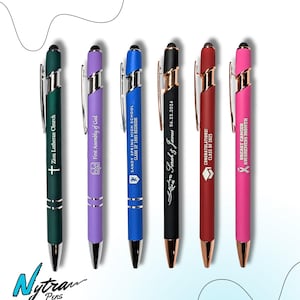 Personalized Engraved Pens - Bulk Orders of Custom Business & Promotional Pens for any Event or Celebration. Add your text or logo! Bild 9