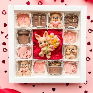 Unique Present Gift for her Gift for mom Luxury belgian handmade chocolate DIY chocolate Themed Chocolates  Bridal Shower Gift Mothers day