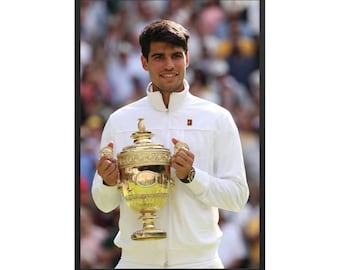 カルロス・アルカラス直筆サイン入りウィルソンUSオープンテニスボール