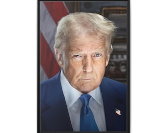 Poster del presidente Donald Trump 2025, decorazioni politiche, tela Trump