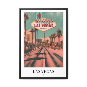 Las Vegas Kunstdruck, Las Vegas Wandkunst, Nevada Wandkunst, Nevada Geschenk Kunst, Nevada Poster, Nevada Wohndekor, Reise-Druck Wandkunst