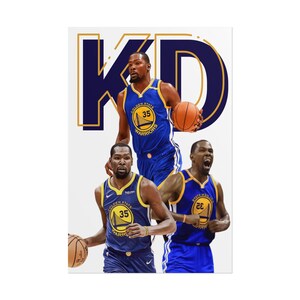 Kevin Durant, Arte de Kevin Durant, Arte de Durant, Arte de los Warriors, Golden State Warriors, Golden State, Arte mural de baloncesto, Póster de baloncesto