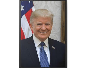 Poster di Donald Trump, tela di Trump