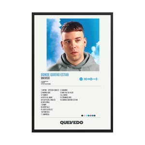 Quevedo Wall Art, Quevedo Album, Album Cover, Quevedo Art, Print Hiphop Wall Art, Music Gift, Rap Poster, Vinyl Artwork