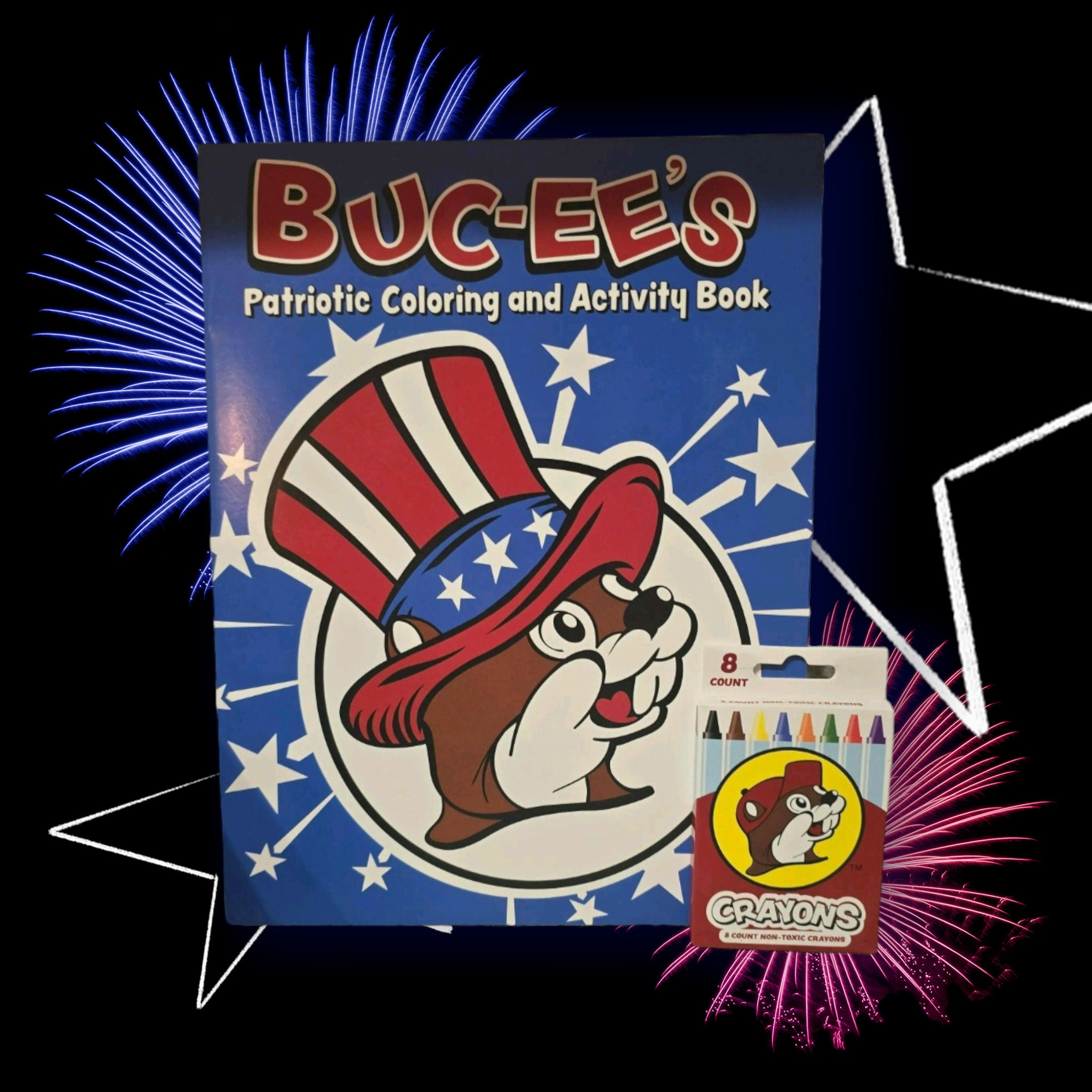Buc-ee's 2024 Independence Day Coloring Book Set - Etsy